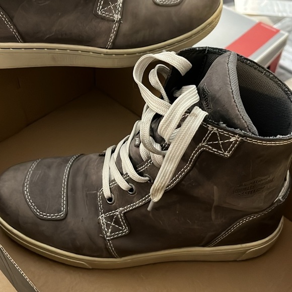 Harley-Davidson Shoes - Harley-Davidson Kearns Motorcycle Boots Grey 8